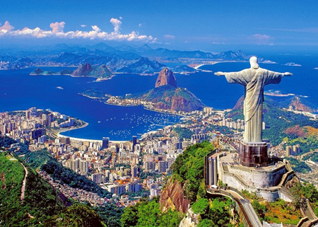 Một góc thành phố Rio de Janeiro.